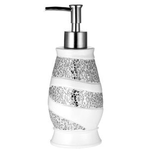 Popular Bath Sinatra White Collection Bathroom Lotion Soap Pump